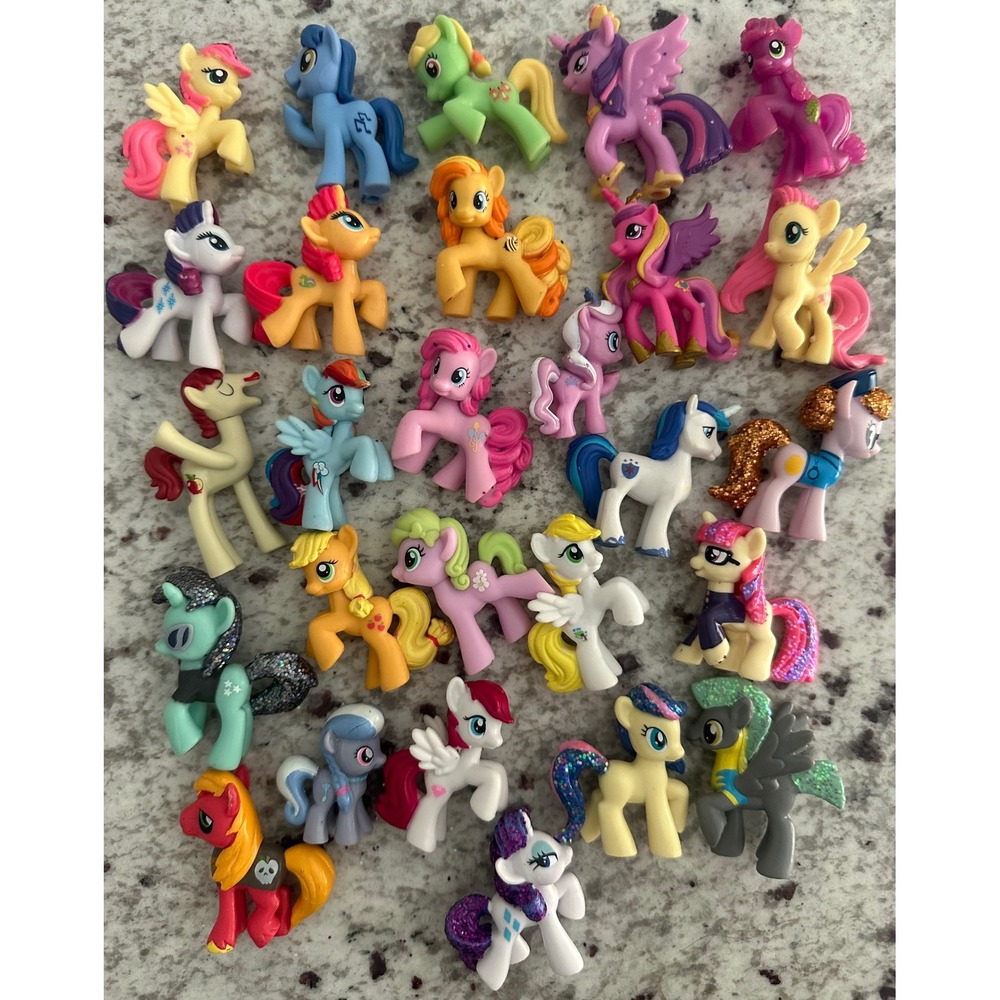 My Little Pony Blind Bag Lot Mini Figures G4 Princess Luna Shining Armor